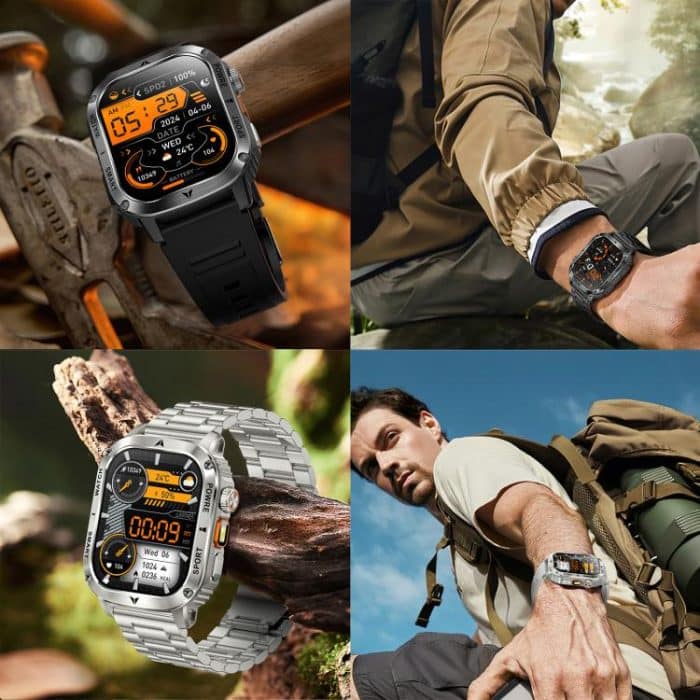 AK80 BT Call Smart Watch, Support Blood Oxygen / Blood Pressure / Heart Rate / Sports Health Monitoring Fitness Tracker – Bild 7