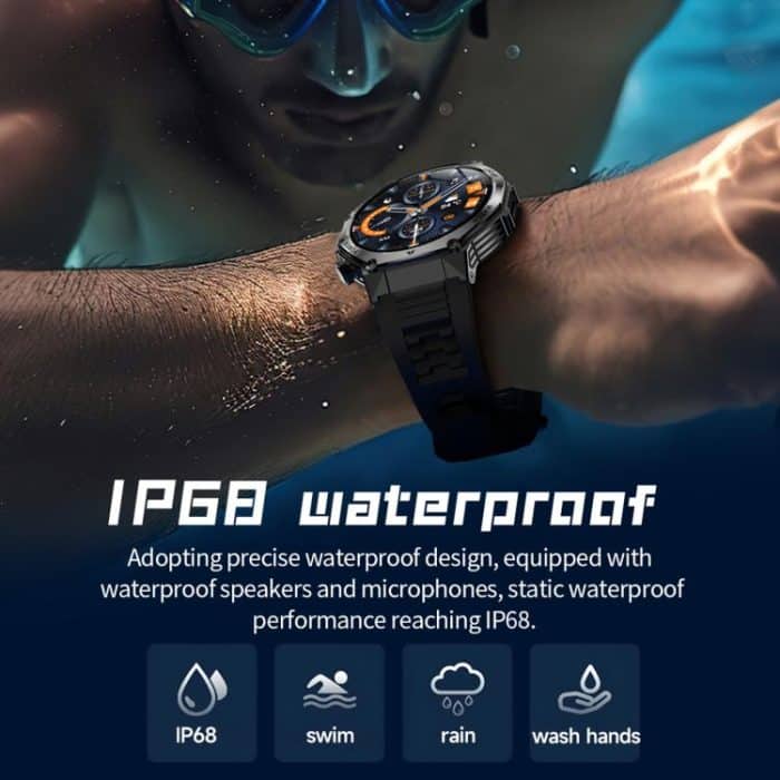 AK82 BT Call Smart Watch, Support Blood Oxygen / Blood Pressure / Heart Rate / Sports Health Monitoring Fitness Tracker – Bild 8