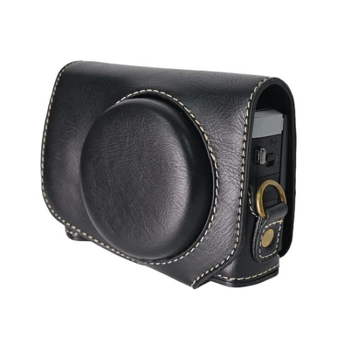 Retro Pull Up Leather Full Body Camera Case Bag with Strap, For Canon G7 X Mark III / G7X3, For Canon PowerShot SX740 HS – Bild 2