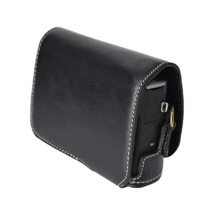 Retro Pull Up Leather Full Body Camera Case Bag with Strap, For Canon G7 X Mark III / G7X3, For Canon PowerShot SX740 HS – Bild 3