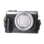 Retro Pull Up Leather Full Body Camera Case Bag with Strap, For Canon G7 X Mark III / G7X3, For Canon PowerShot SX740 HS – Bild 4