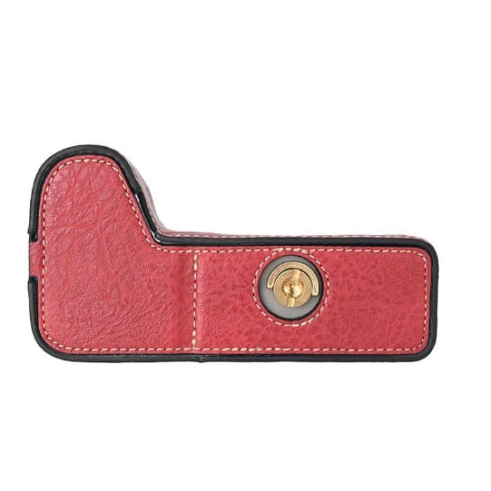 Litchi Texture PU Leather Camera Half Case Base, For Sony ILCE-6700 / A6700, For Sony ILCE-6400 / A6300 / A6200 – Bild 4