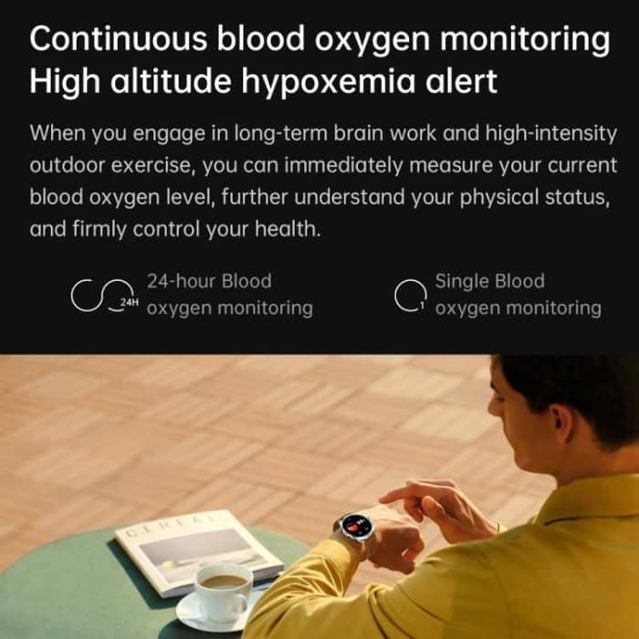 H78 1.43 inch AMOLED Screen Health & Fitness Smart Watch IP67 Waterproof Support BT Call – Bild 12