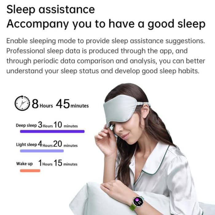 H78 1.43 inch AMOLED Screen Health & Fitness Smart Watch IP67 Waterproof Support BT Call – Bild 13