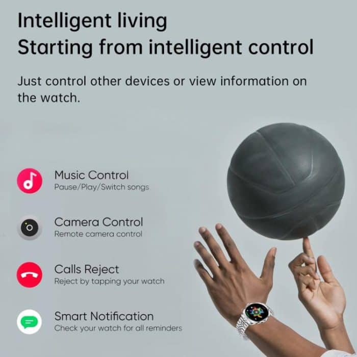 H78 1.43 inch AMOLED Screen Health & Fitness Smart Watch IP67 Waterproof Support BT Call – Bild 14