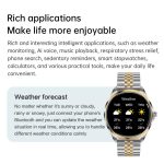 H78 1.43 inch AMOLED Screen Health & Fitness Smart Watch IP67 Waterproof Support BT Call – Bild 15