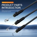 P380 8mm Lens Industrial Pipeline Endoscope with 4.3 inch HD Screen, 2m Tube, 5m Tube, 10m Tube – Bild 5