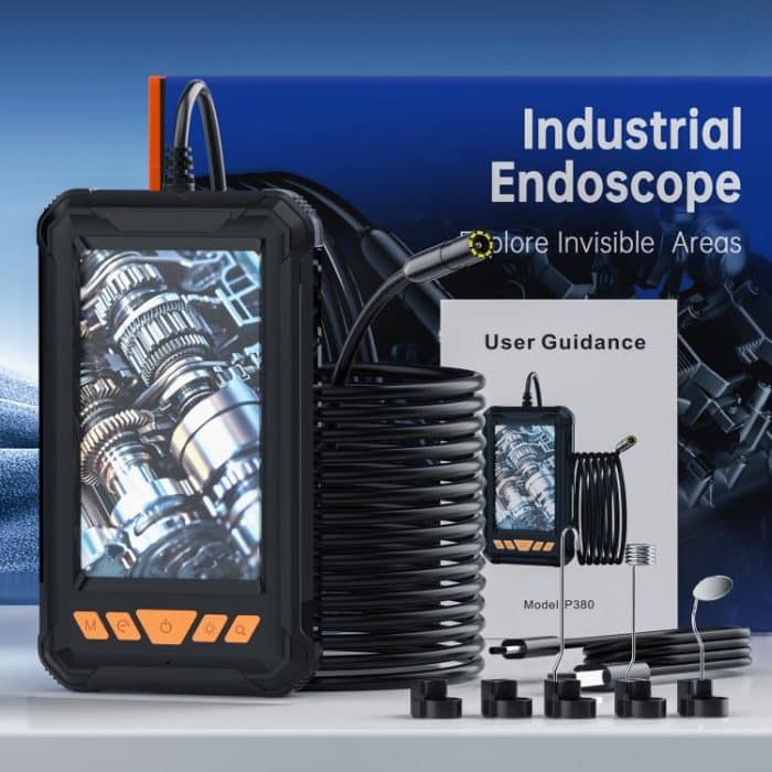 P380 8mm Lens Industrial Pipeline Endoscope with 4.3 inch HD Screen, 2m Tube, 5m Tube, 10m Tube – Bild 8