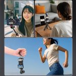 BRDRC Smartphone Teleprompter Ständer Desktop-Klemme Kaltschuh-Verlängerungshalterung, For DJI Osmo Pocket 3 – Bild 15