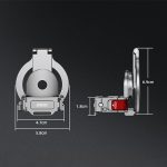 BRDRC Smartphone Teleprompter Ständer Desktop-Klemme Kaltschuh-Verlängerungshalterung, For DJI Osmo Pocket 3 – Bild 17