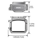 BRDRC Quick Assembly Multi-function Cold Shoe Extension Mount, For DJI Osmo Pocket 3 – Bild 2