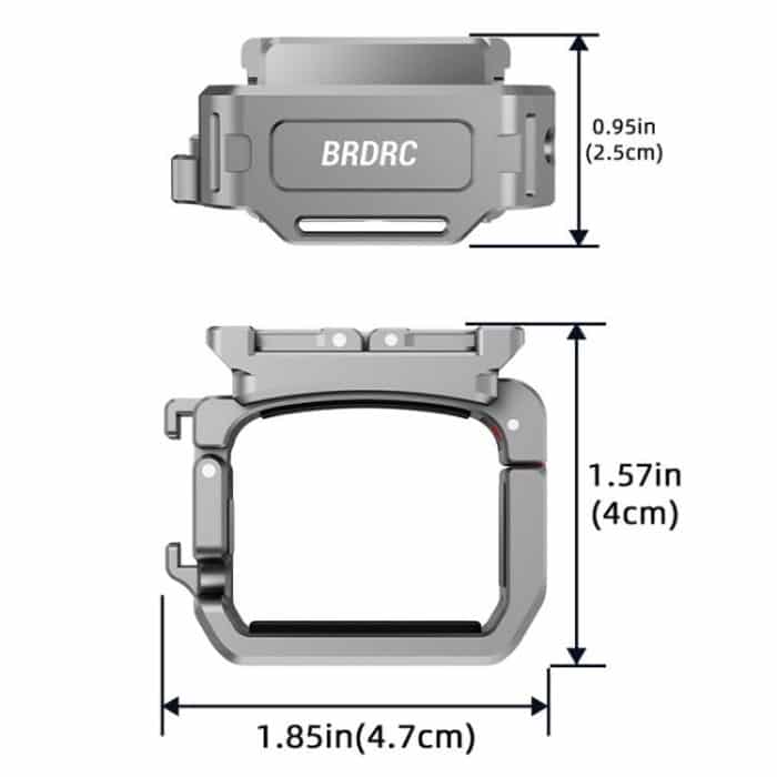 BRDRC Quick Assembly Multi-function Cold Shoe Extension Mount, For DJI Osmo Pocket 3 – Bild 2