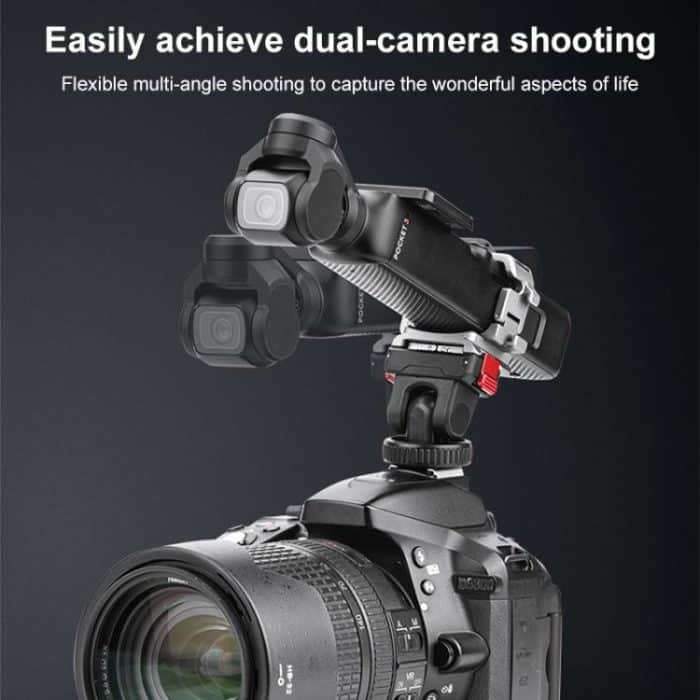 BRDRC Quick Assembly Multi-function Cold Shoe Extension Mount, For DJI Osmo Pocket 3 – Bild 7