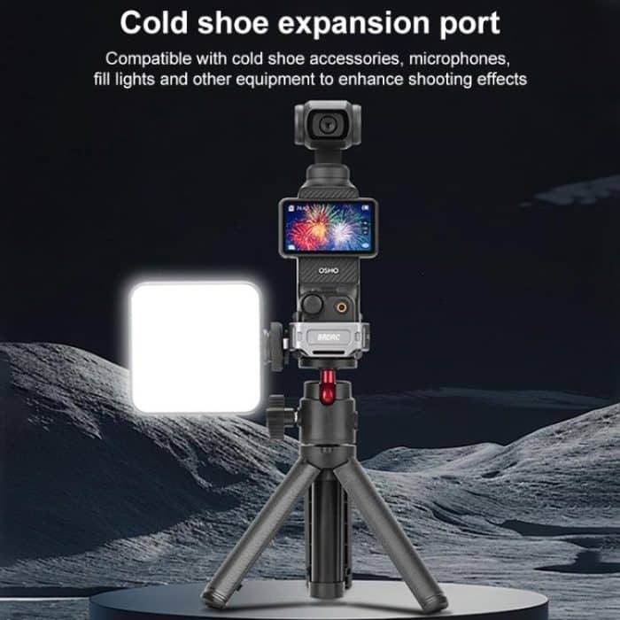 BRDRC Quick Assembly Multi-function Cold Shoe Extension Mount, For DJI Osmo Pocket 3 – Bild 9