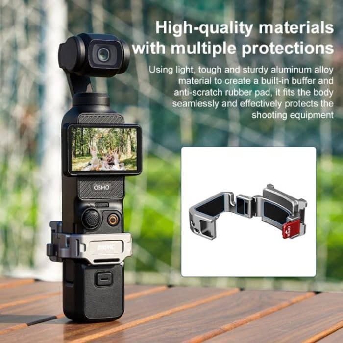 BRDRC Quick Assembly Multi-function Cold Shoe Extension Mount, For DJI Osmo Pocket 3 – Bild 10