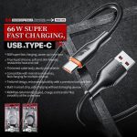 WK WDC-91a 66W USB to Type-C Silicone Data Cable, Length: 1m – Bild 4