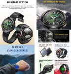 UNIWA DM300 4G Android Watch Phone, 1.43 inc Unisoc SL8541E Quad Core, Support Heart Rate / Blood Oxygen, 2GB+16GB, 4GB+64GB – Bild 2