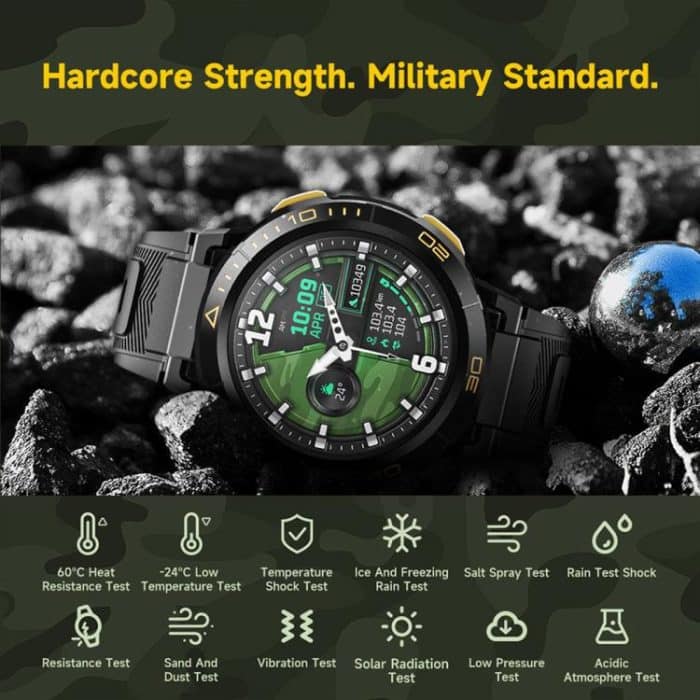 UNIWA DM300 4G Android Watch Phone, 1.43 inc Unisoc SL8541E Quad Core, Support Heart Rate / Blood Oxygen, 2GB+16GB, 4GB+64GB – Bild 5
