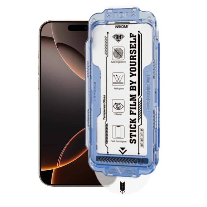 EDA007990001.jpg WK WTP-117 Easy Install 6D Curved Ultra-Fine Edge AR Frosted Tempered Glass Film, For iPhone 16 Pro Max, For iPhone 16 Pro, For iPhone 16 Plus / 15 Plus, For iPhone 16 / 15, For iPhone 15 Pro Max, For iPhone 15 Pro, For iPhone 13 Pro Max / 14 Plus... – Bild 1