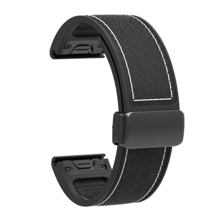 Folding Magnetic Buckle Quick Release Silicone Watch Band, For Garmin 22mm, For Garmin 26mm – Bild 6