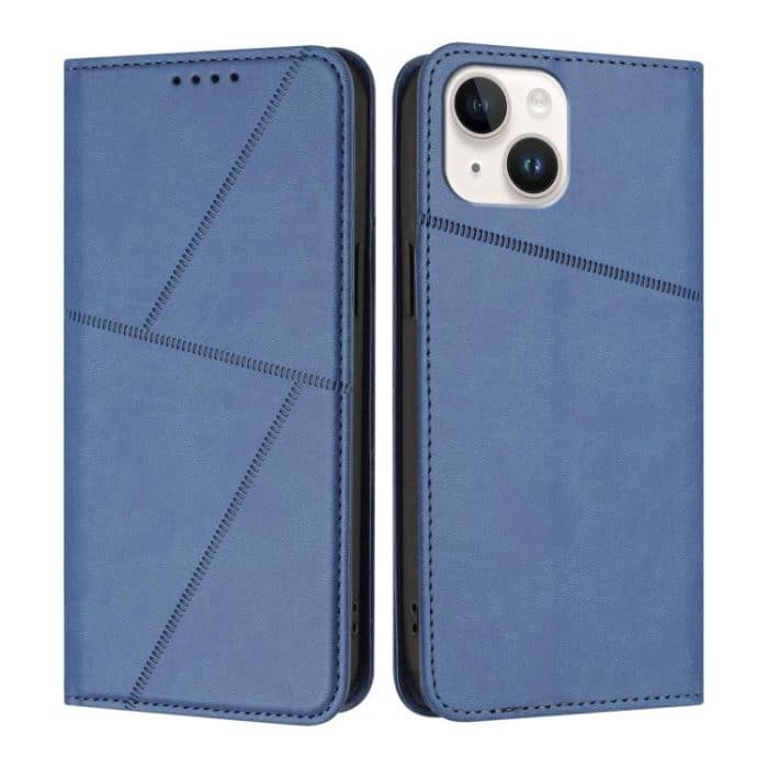 Strong Magnetic Frosted Flip Leather Phone Case, For iPhone 16 Pro, For iPhone 16 Plus, For iPhone 16 – Bild 1