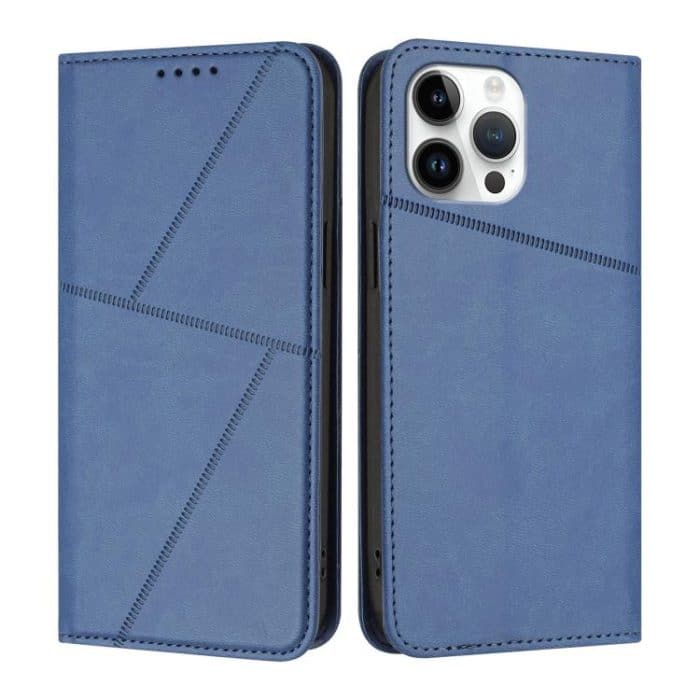 Strong Magnetic Frosted Flip Leather Phone Case, For iPhone 15 Pro Max, For iPhone 15 Pro, For iPhone 15 Plus – Bild 1