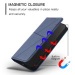Strong Magnetic Frosted Flip Leather Phone Case, For iPhone 15 Pro Max, For iPhone 15 Pro, For iPhone 15 Plus – Bild 5