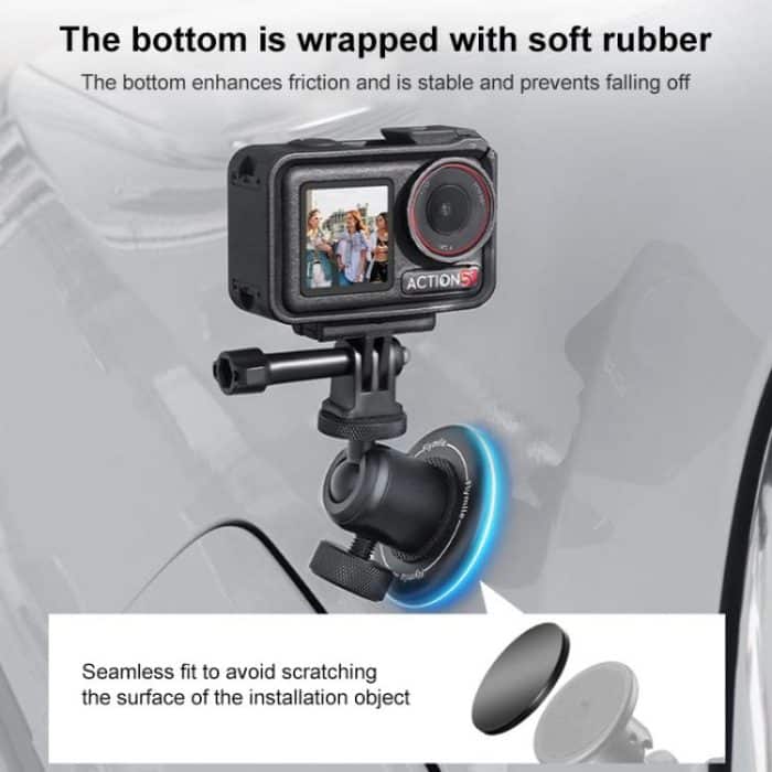 Aluminum Alloy Desktop Base, Strong Magnetic Round Base, Strong Magnetic Round Base Kit – Bild 6