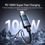 JOYROOM S-A16 Pro Prism Series 100W Digital Display Type-C Fast Charging Data Cable, Length: 1.2m – Bild 3