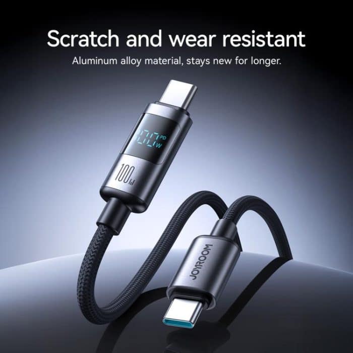 JOYROOM S-A16 Pro Prism Series 100W Digital Display Type-C Fast Charging Data Cable, Length: 1.2m – Bild 5