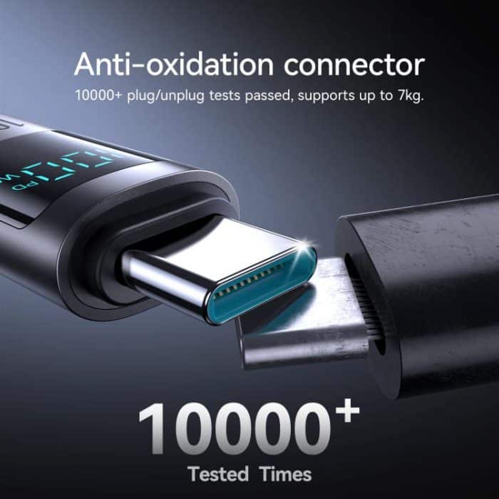 JOYROOM S-A16 Pro Prism Series 100W Digital Display Type-C Fast Charging Data Cable, Length: 1.2m – Bild 6