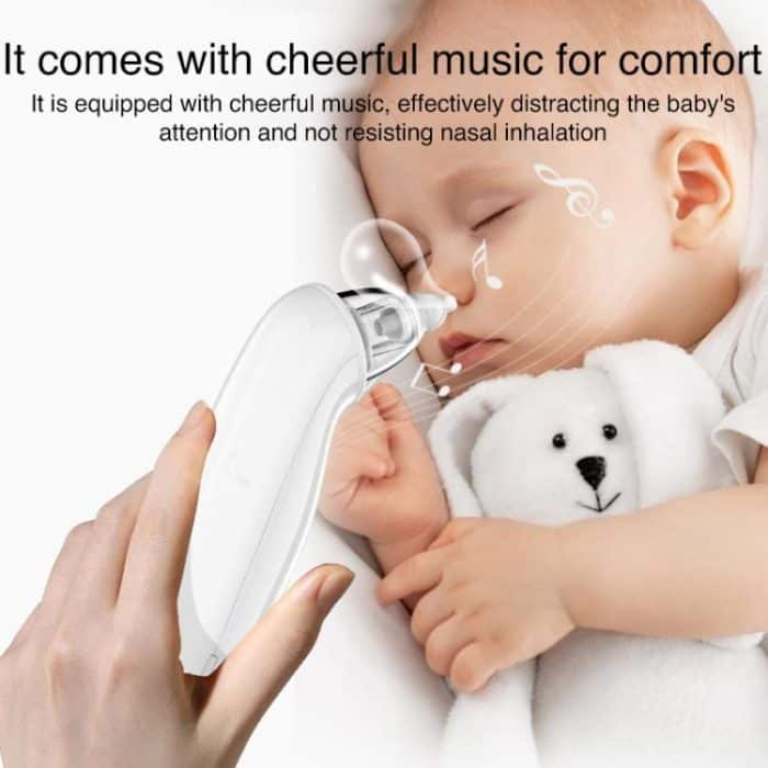FY-B203 Baby Electric Nasal Aspirator Baby Nose Cleaning Device, EU Plug, US Plug, UK Plug – Bild 2