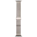 Integrated Buckle Embossed Thick Milanese Metal Watch Band, For Apple Watch 46mm / 49mm / 45mm / 44mm, For Apple Watch 42mm / 41mm / 40mm / 38mm – Bild 6