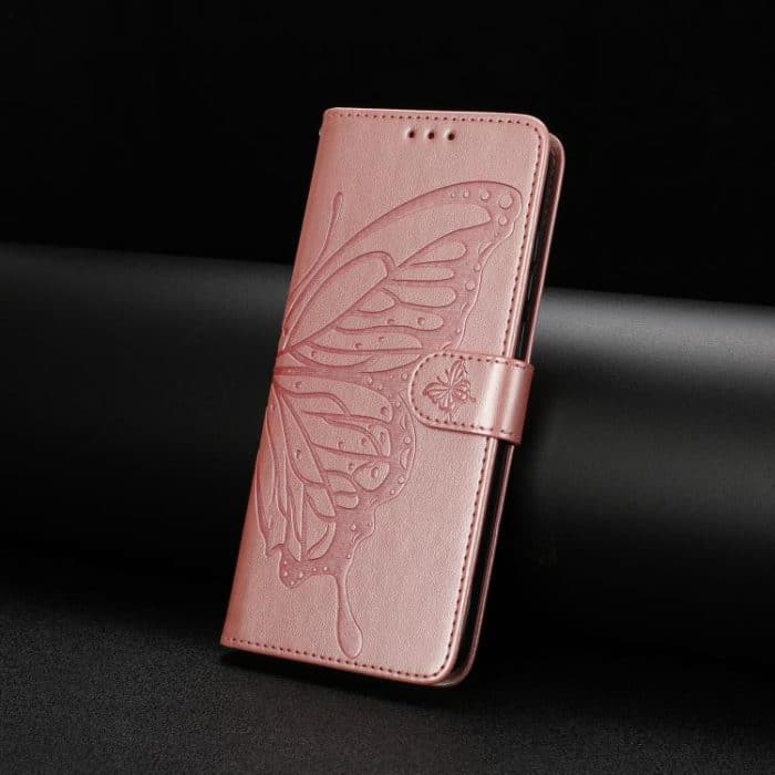 Butterfly Flutter Pattern Embossed Leather Phone Case, For iPhone 16e, For iPhone 16 Pro, For iPhone 16 Plus – Bild 6