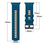 Diamond Texture Two Color Silicone Watch Band, For Apple Watch 46mm / 49mm / 45mm / 44mm – Bild 4