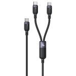 Yesido CA92 100W 5A USB-C / Type-C to Dual Type-C 2 in 1 Charging Cable