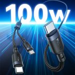 Yesido CA92 100W 5A USB-C / Type-C to Dual Type-C 2 in 1 Charging Cable – Bild 2