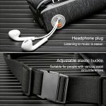 YS13 Outdoor Sport Wasserdichte Gürteltasche Unsichtbare Anti-Diebstahl-Handy-Aufbewahrungstasche mit Kopfhörerloch, Black, with Earphone Hole, without Earphone Hole – Bild 4