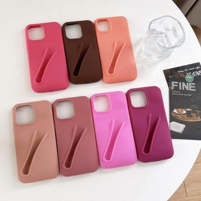 Lipstick Silicone 3D Phone Case, For iPhone 15 Plus, For iPhone 15, For iPhone 14 Plus – Bild 2