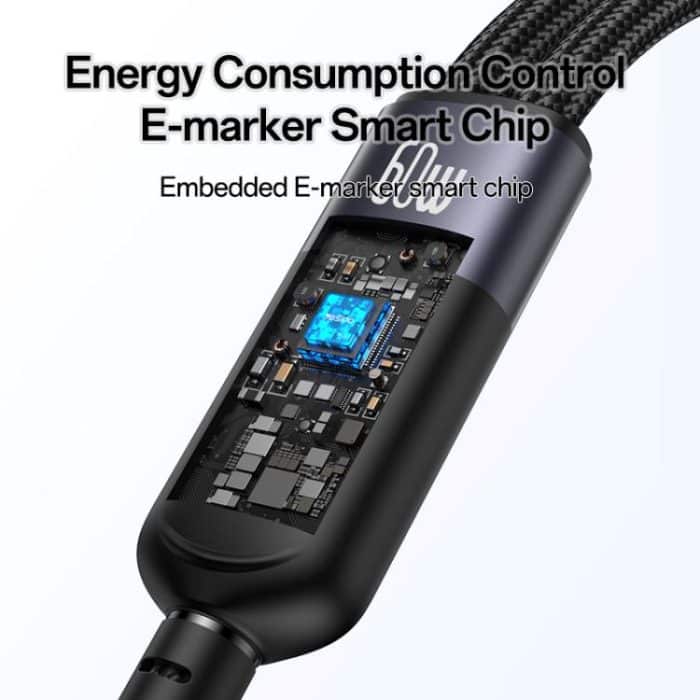 Yesido CA136C 60W USB-C / Type-C to Type-C & iWatch 2 in 1 Charging Cable, CA136C – Bild 4