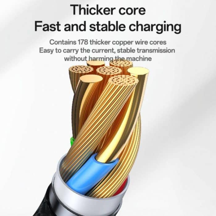 Yesido CA136C 60W USB-C / Type-C to Type-C & iWatch 2 in 1 Charging Cable, CA136C – Bild 7