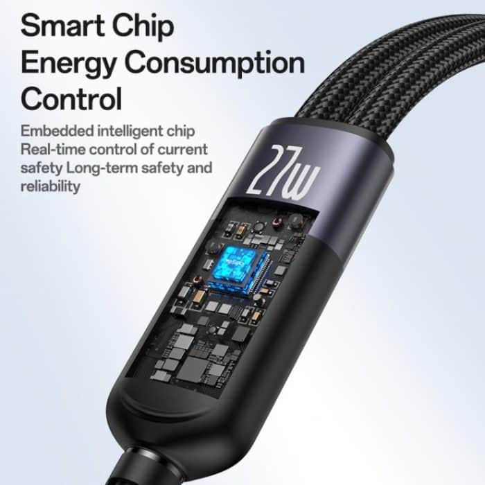 Yesido CA136L 27W USB-C / Type-C to 8 Pin & iWatch 2 in 1 Charging Cable, CA136L – Bild 4