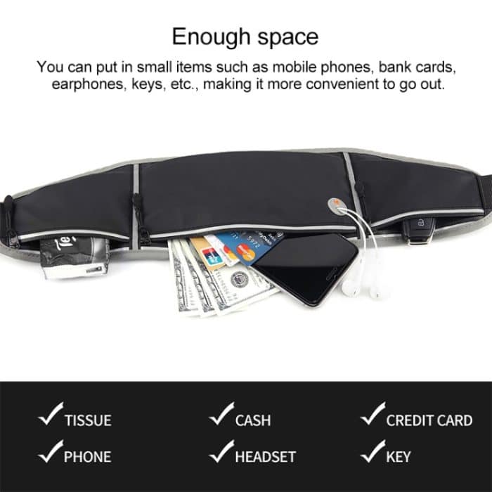 YSU Outdoor Marathon Sport Ultradünne wasserdichte Handy-Aufbewahrungs-Hüfttasche – Bild 6