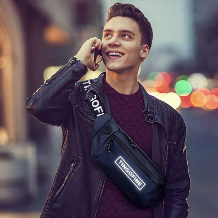 YQM-AAA Outdoor Running Sport wasserdichte Handy-Crossby-Hüfttasche – Bild 8