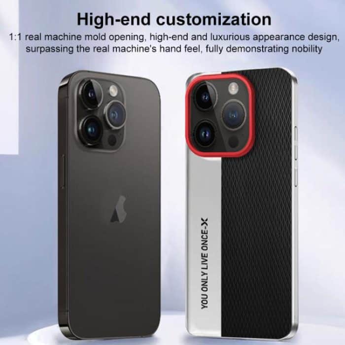 Camera Design Diamond Texture Leather PC Phone Case, For iPhone 16 Pro Max, For iPhone 16 Pro, For iPhone 16, For iPhone 15 Pro Max, For iPhone 15 Pro, For iPhone 15 – Bild 2