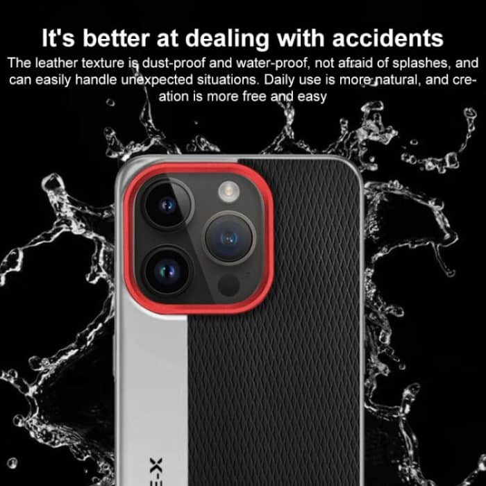 Camera Design Diamond Texture Leather PC Phone Case, For iPhone 16 Pro Max, For iPhone 16 Pro, For iPhone 16, For iPhone 15 Pro Max, For iPhone 15 Pro, For iPhone 15 – Bild 8