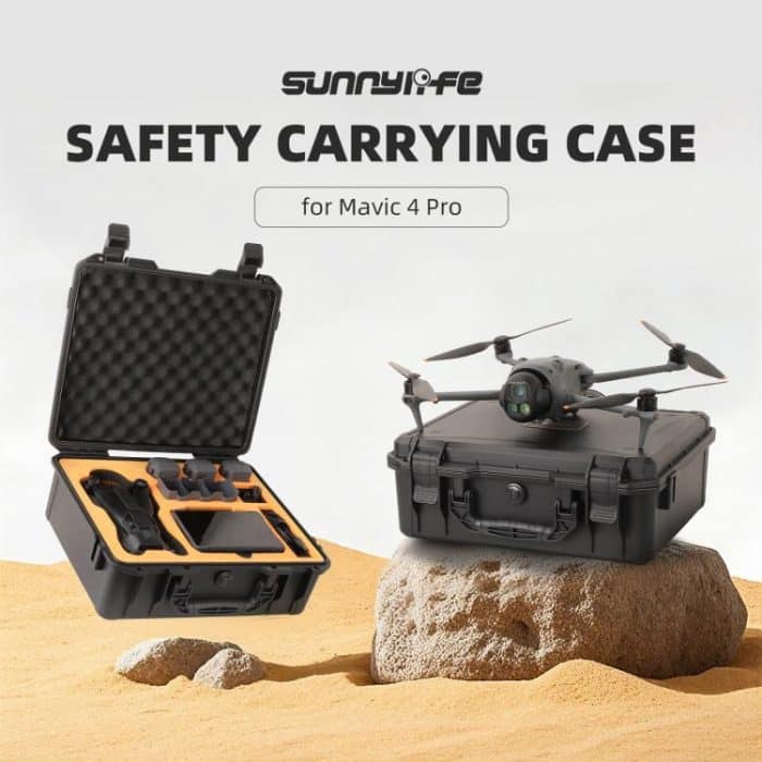 Sunnylife Safety Carrying Case Hard Travel Case Large Capacity Waterproof Shock-proof Box, For DJI Mavic 4 Pro – Bild 3