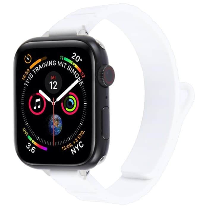 EDA008103602A.jpg Slim I-shaped Magnetic Silicone Watch Band, For Apple Watch 46mm / 49mm / 45mm / 44mm, For Apple Watch 42mm / 41mm / 40mm / 38mm – Bild 1