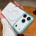 Contrast Color Gradient Transparent MagSafe Phone Case, For iPhone 17, For iPhone 16 Pro Max, For iPhone 16 Pro, For iPhone 16 Plus, For iPhone 16, For iPhone 15 Pro Max