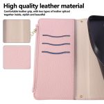 Round Buckle Zipper Wallet Leather Phone Case with Crossbody Strap, For iPhone 16, For iPhone 15 Pro Max, For iPhone 15 Pro, For iPhone 15 Plus – Bild 9